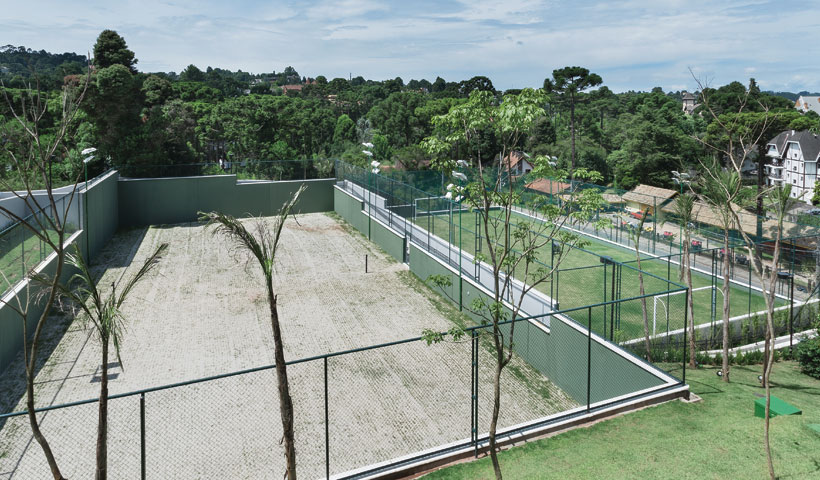 Le Premier Campos do Jordão – Vista das quadras