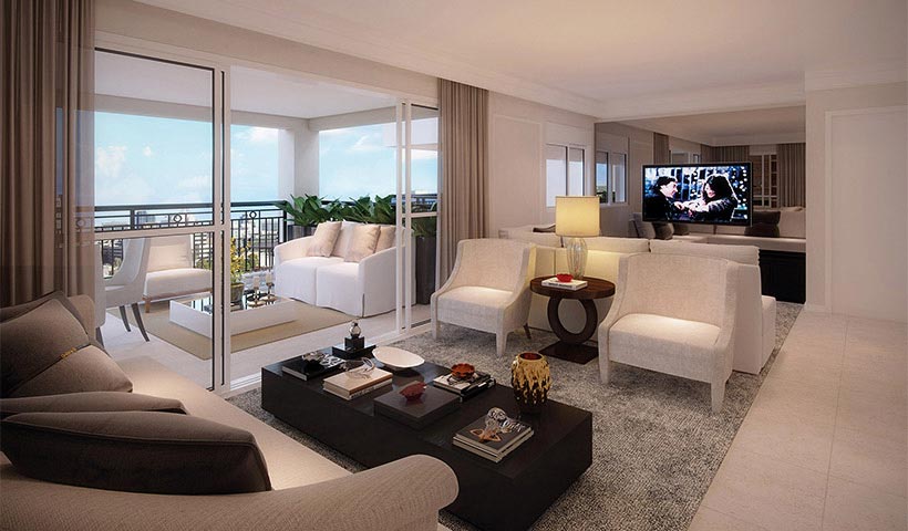 Le Premier Moema – Living de 172 m²