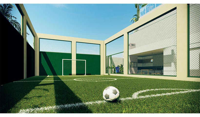 Le Premier Paraíso – Quadra gramada