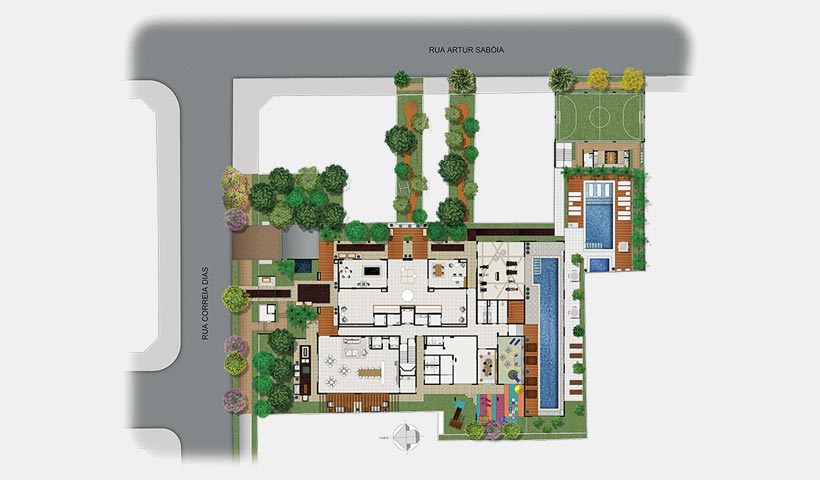 Le Premier Paraíso – Implantação