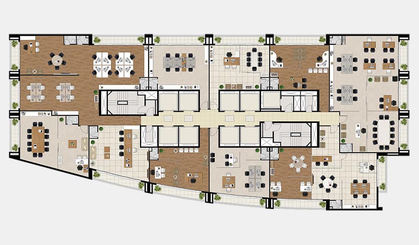 Neocorporate Offices – Planta 15º pavimento