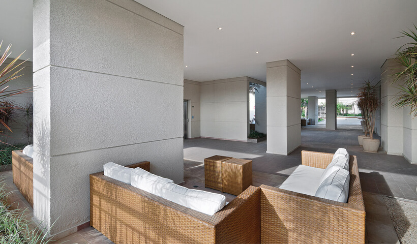 Gran Club Parque Ventura - Hall de Entrada Pilotis