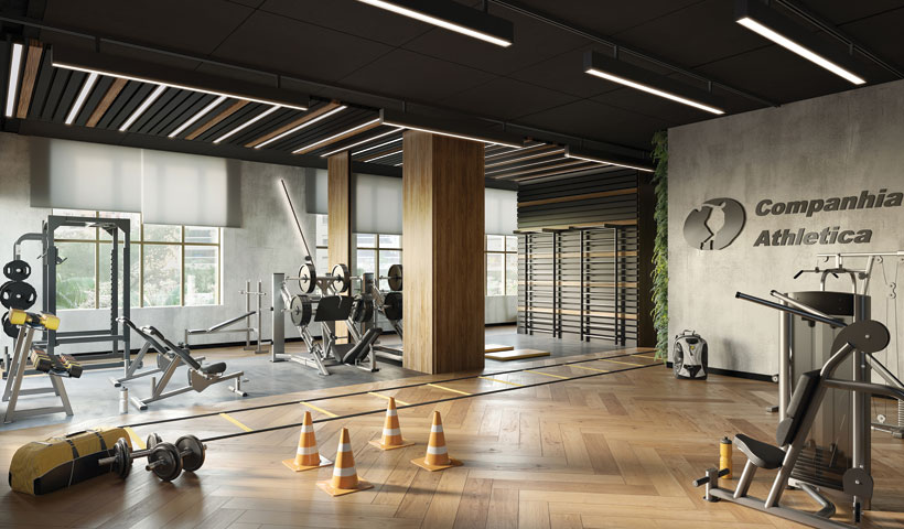 Pátrio Ibirapuera - Perspectiva Ilustrada do Fitness