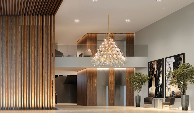 Pátrio Ibirapuera - Perspectiva Ilustrada do Hall Social