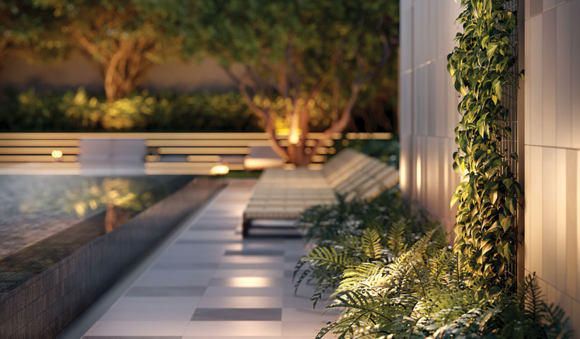 Pátrio Ibirapuera - Perspectiva Ilustrada do Detalhe da Piscina Adulto