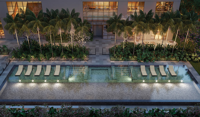 Pátrio Ibirapuera - Perspectiva Ilustrada do Voo Piscina