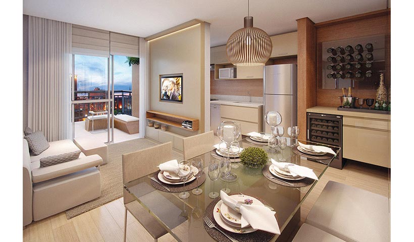 Prime House Parque Bussocaba – Living de 53 m²