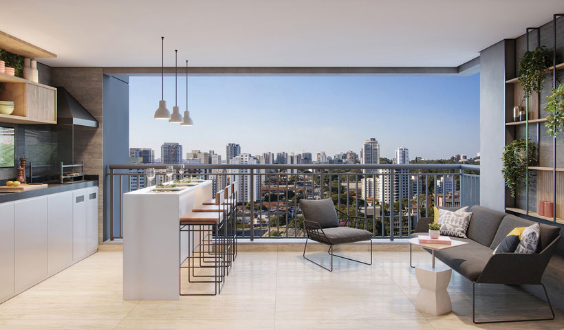 Emerald - Terraço do Apto. de 112 m²