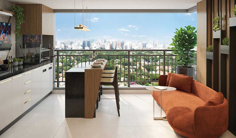 Tourmaline – Terraço do Apto. de 106 m²
