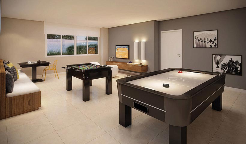 Up Home Vila Mascote – Salão de jogos