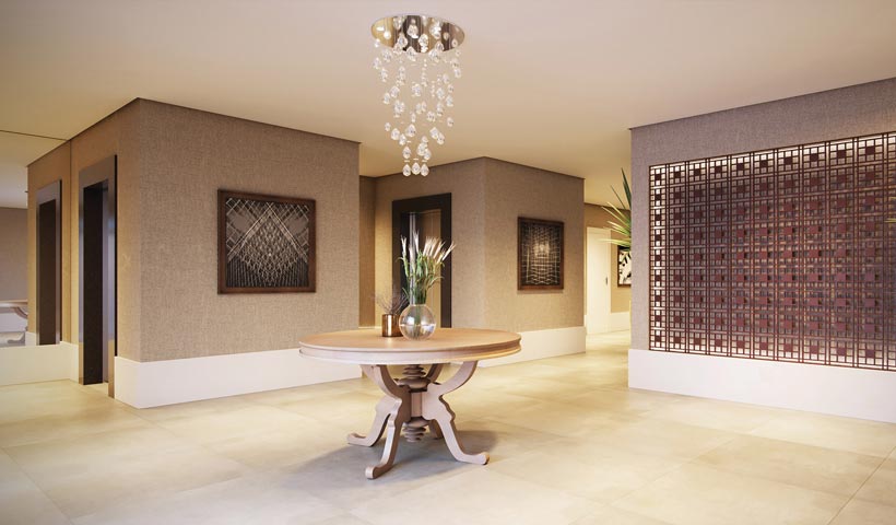 Vértiz Vila Mascote – Hall social – Torre 1