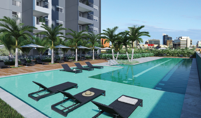 Vértiz - Piscina adulto de 25 m com iluminação de LED