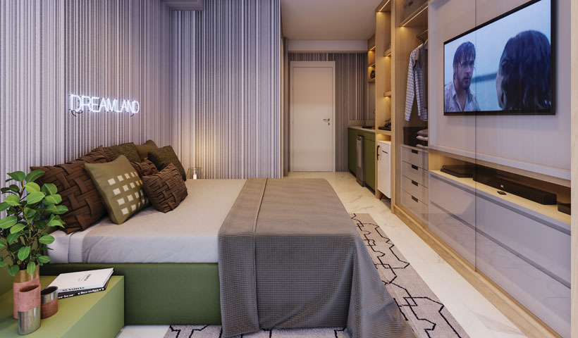 Z Ibirapuera – Studio de 24 m²